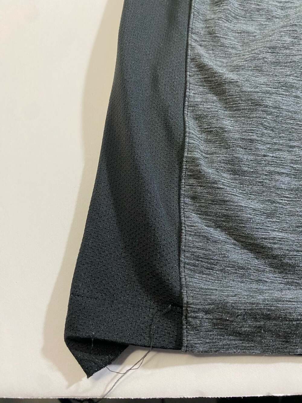 New Balance NB Dry Quarter-Zip Long Sleeve Running Shirt Heathered Grey Size L - Picture 3 of 9